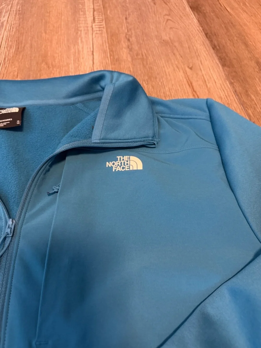 The North Face Teal Quarter-Zip Pullover